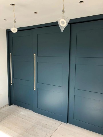Joinery spray coating project