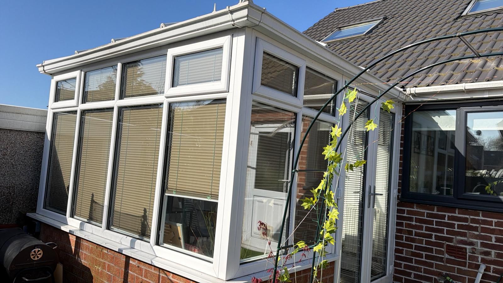 Before UPVC spraying