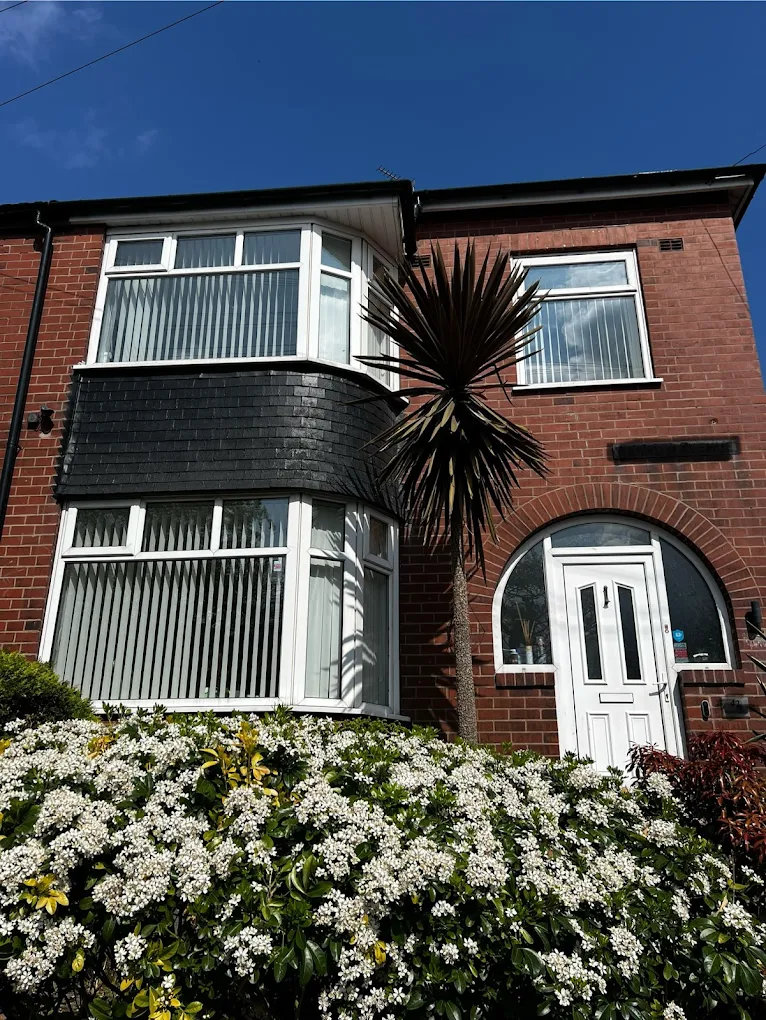 Before: house front